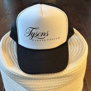 Tysons Corner Center Black and White Cap